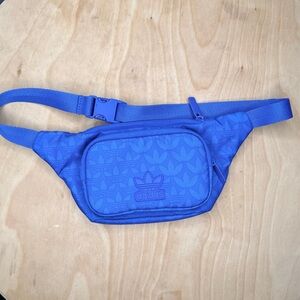 Adidas Originals Monogram Waistband Crossbody Bag Bright Royal